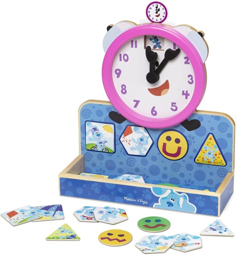 Drewniany zegar magnetyczny Melissa&Doug Blue