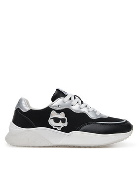 Karl lagerfeld kids buty sportowe skóra ekologiczna czarny rozmiar 36