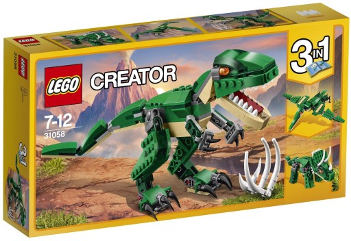 Klocki LEGO Creator Potężne dinozaury 3 w 1 174 elementy