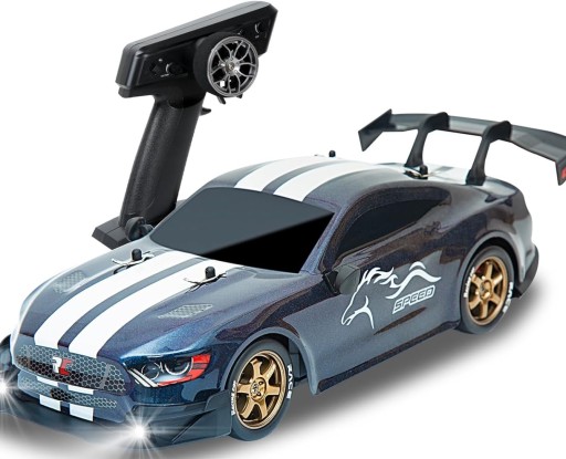 SAMOCHÓD DRIFT ZDALNIE STEROWANY 1:14 4WD LED SZYBKI PREZENT 8+ DLA DZIECI!
