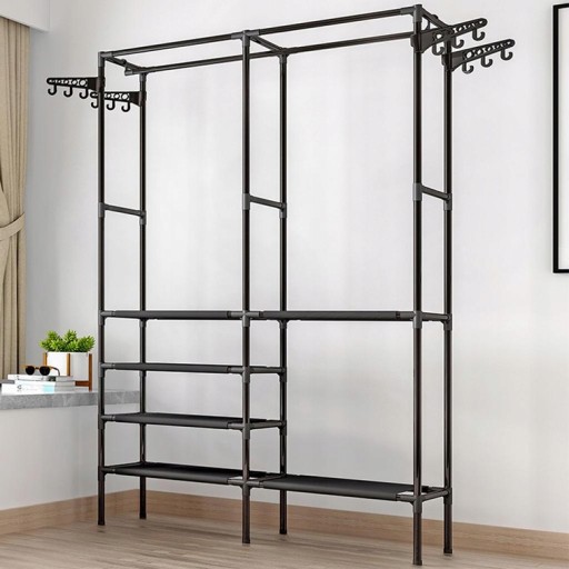 Szafa Zolta Luxury Home Collection 86 x 174 x 44 cm czarny