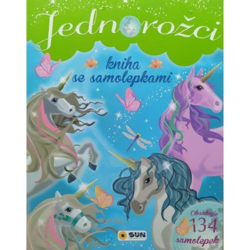 Jednorożce - Zielona Księga z naklejkami nie wymienione