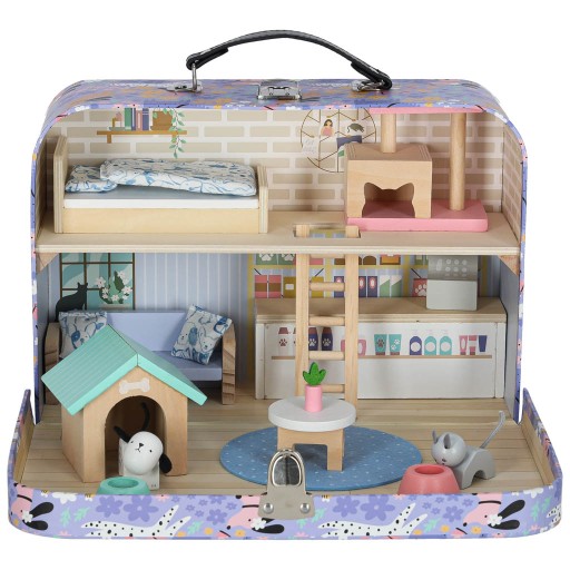 Domek dla lalek Artemis Domek w Walizce 22 cm