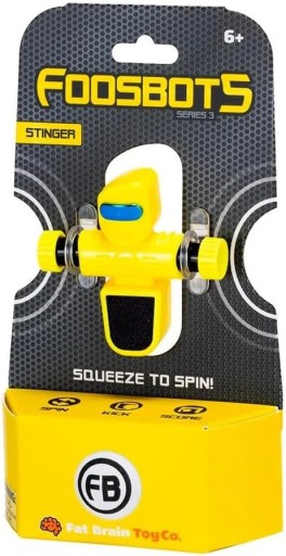 Piłkarzyk Fat Brain Toys Foosbots Zestaw dla 1 gracza żółty
