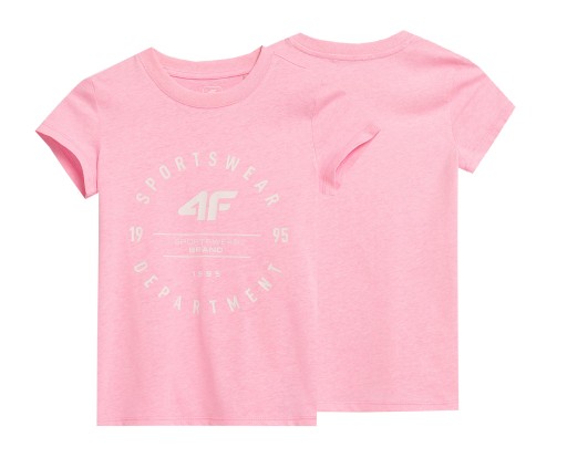 KOSZULKA DZIEWCZĘCA 4F T-SHIRT BAWEŁNA 164