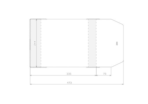 Okładka B5 Sztapel 24,4 cm x 41 cm