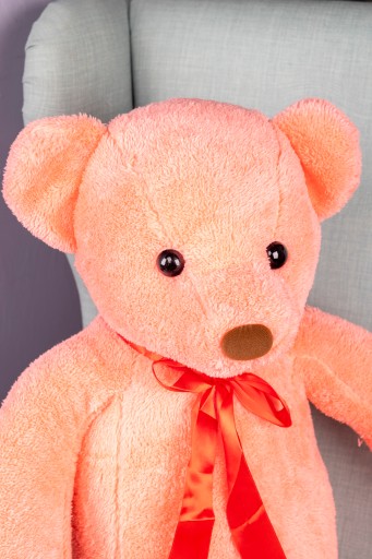 DUŻA MASKOTKA PRZYTULANKA PRIMERO MIŚ DLA DZIECI ZABAWKA 90 CM JASNY RÓŻ
