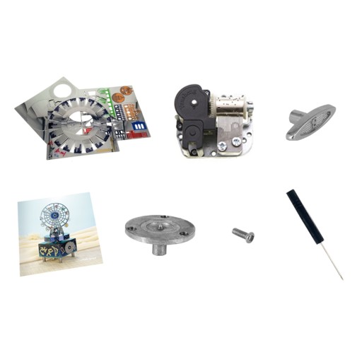 Puzzle metalowe 3D DIY Kolorowe konstelacje modelu parku rozrywki