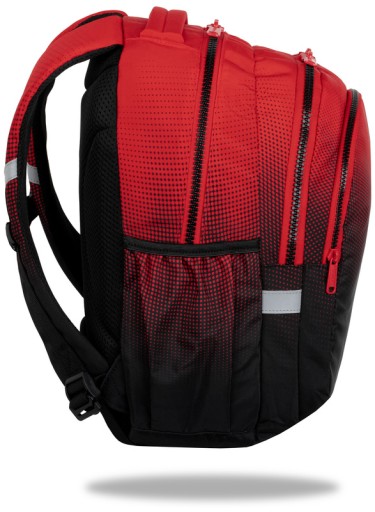 Plecak szkolny wielokomorowy CoolPack czarny, czerwony 26 l