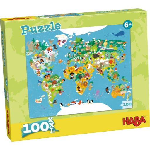 HABA 302003 World Map Puzzle