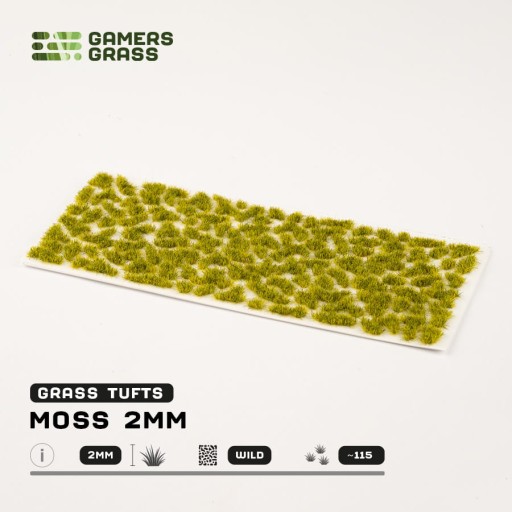Gamer's Grass Moss Tufts Wild (2mm)