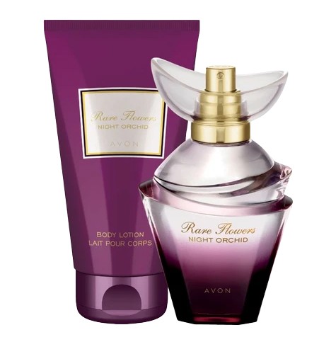Zdjęcie oferty: Zestaw AVON Rare Flowers Night Orchid Perfum Woda perfumowana balsam Unikat