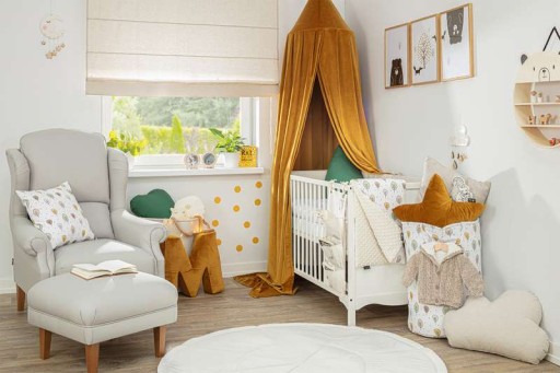 Yellow Tipi Puf kostka Nano melanż szaro-beżowy