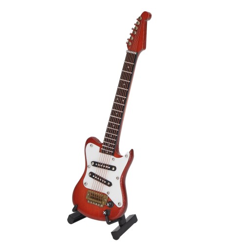Miniaturowa gitara dla lalek gitara lekka wykwintna wykwintna ksztat PP