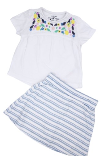 Primark, F&F 9-12m spódnico - spodenki, NOWA bluzeczka 80