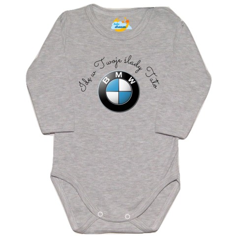 Body Będę jeździć BMW jak Tata szare 74 6 m +