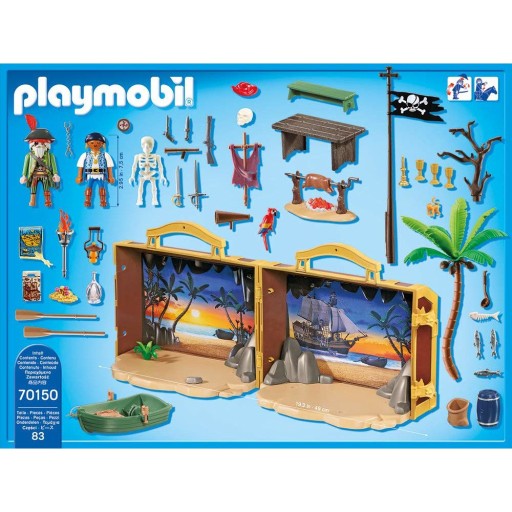 Playmobil Pirates 70150 Przenośna wyspa piracka