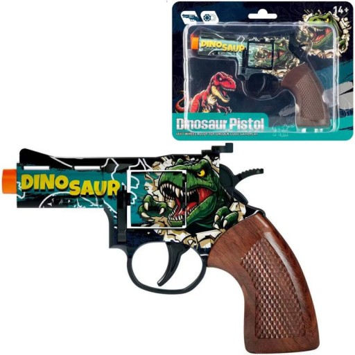 Metalowy Rewolwer DINOSAUR PISTOL na Kapiszony Edycja Kolekcjonerska 72
