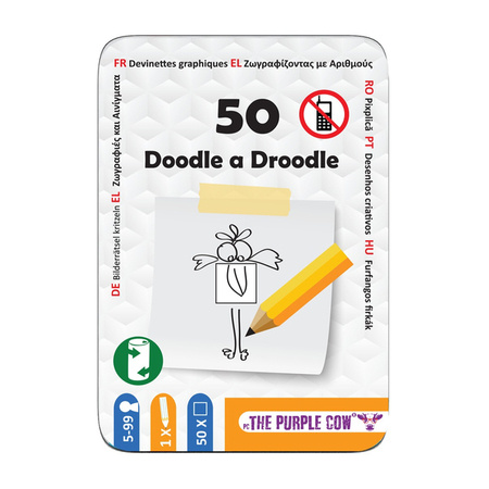 Podróżne łamigłówki The Purple Cow - 50 Doodle A Droodle