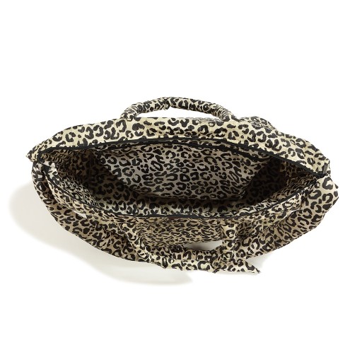 La millou Torba Weekendowa Ortalion LEOPARD CREAM by Magdalena Lamparska