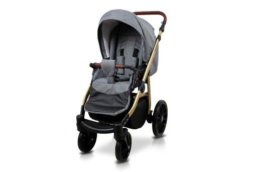Wózek 4w1 dziecięcy BabyLux Aspero + baza Isofix