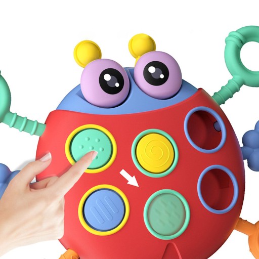 Zabawka do ciągnięcia za sznurek dla niemowląt Edukacyjne zabawki sensoryczne Montessori