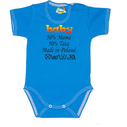 Body 50% mama 50% tata BABY niebieski 56 0 +