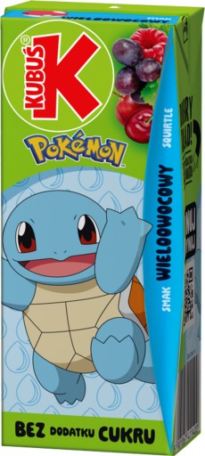 Kubuś kartonik Pokemon o smaku wieloowocowym 200ml