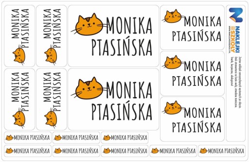 Imiennik naklejka dla dziecka Uni-Druk