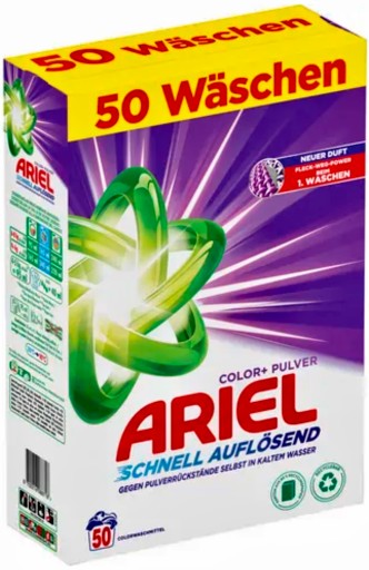 Proszek do prania Ariel color 50 prań Niemcy