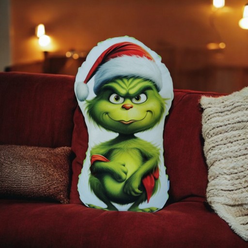 Poduszka świąteczna Grinch poduszka ozdobna poduszka Grinch