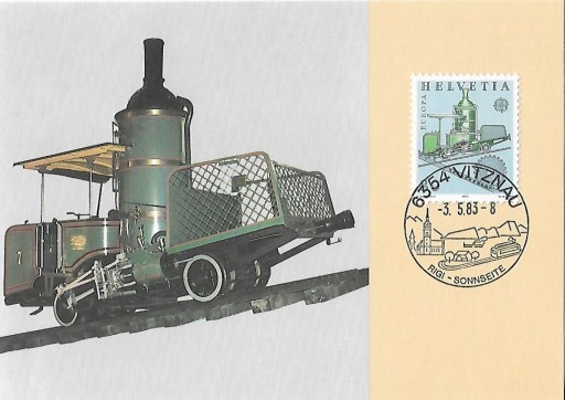 Zdjęcie oferty: Kartka Maksimum - Szwajcaria 1983 Mi: CH MK1250