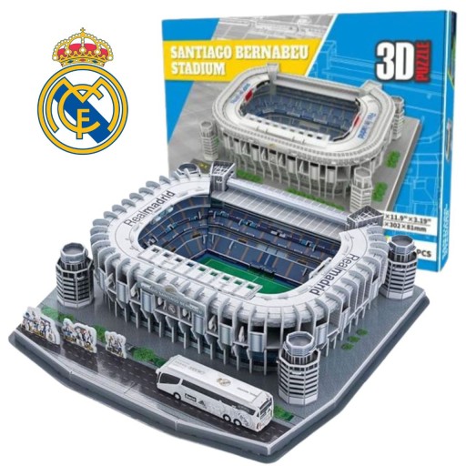 Puzzle 3D Stadion Santiago Bernabeu Real Madryt 101 el.