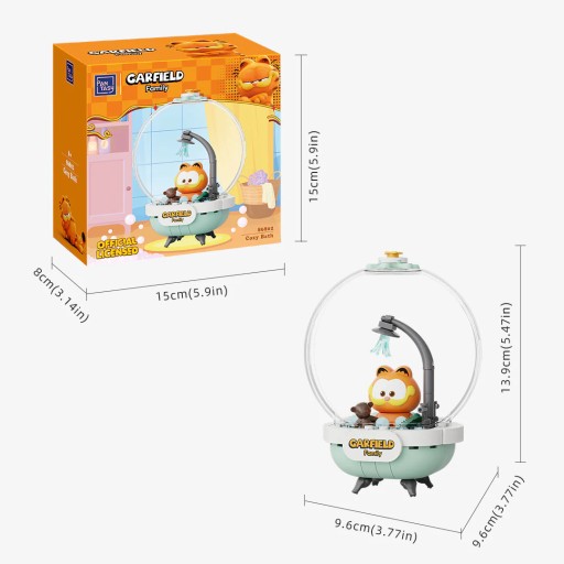 Pantasy Zestaw Klocków - Garfield Kryształowa Kula Przytulna Kąpiel