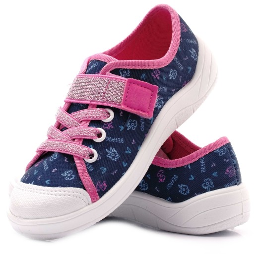 BEFADO KAPCIE BUTY DZIECIĘCE TRAMPKI 351X021 26