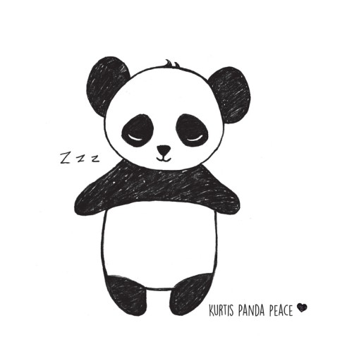 Osłona przeciwsłoneczna Kurtis Baby Peace - Panda white