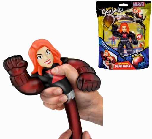 Goo Jit Zu Marvel ANTYSTRESOWA Czarna Wdowa BLACK WIDOW FIGURKA 18cm 4+