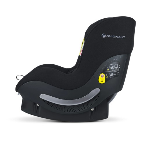 Fotelik samochodowy Avionaut Aerofix RWF Airflow 9-17,5kg czarny bezpieczny