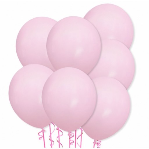 Balony pastelow pink