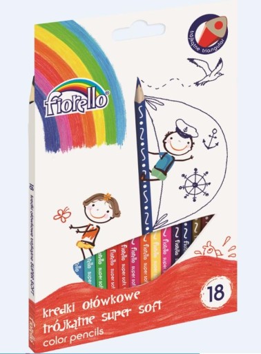Kredki ołówkowe Fiorello 18 szt.