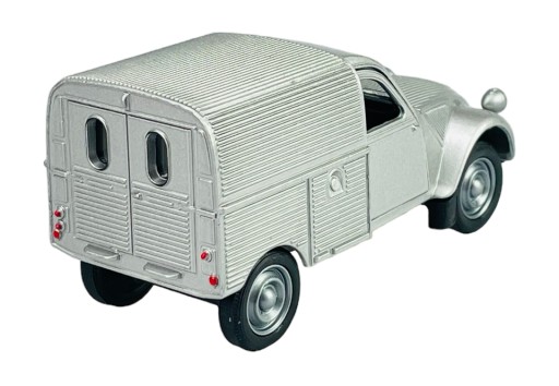 WELLY OLD TIMER CITROEN 2CV FOURGONNETTE SREBRNY 1:34 NOWY METAL MODEL