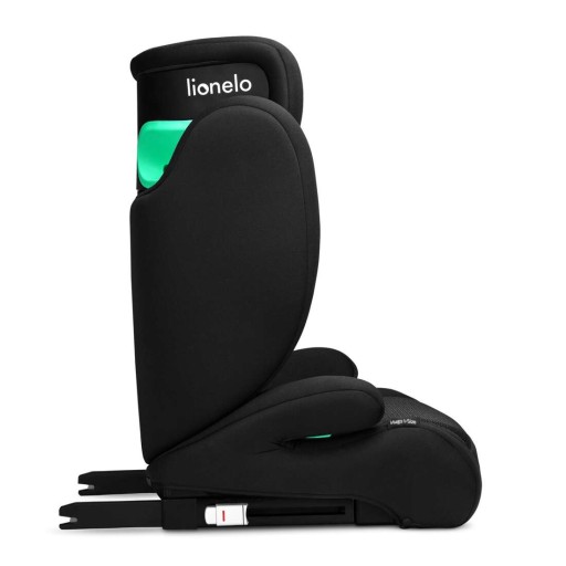 Fotelik samochodowy ISOFIX 15-36 kg i-Size 100-150 cm Lionelo Hugo Black