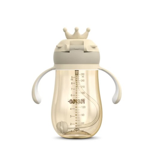 Neno Bidon ze Słomką dla dzieci NENO MIO 2 Cream 280ml 12m+