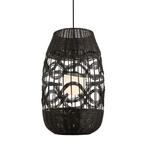 Lampa wisząca ARONA BLACK 1xG9 fi 400