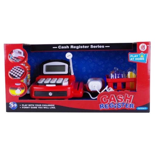 Kasa sklepowa skaner mikrofon produkty