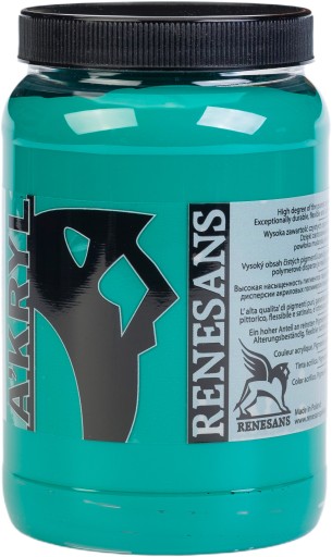 Farby akrylowe Renesans zielony 1 szt. 500 ml