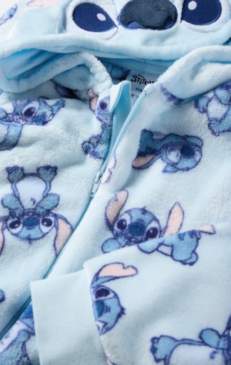 C&A PIŻAMA 158 KOMBINEZON Z KAPTUREM STITCH DISNEY