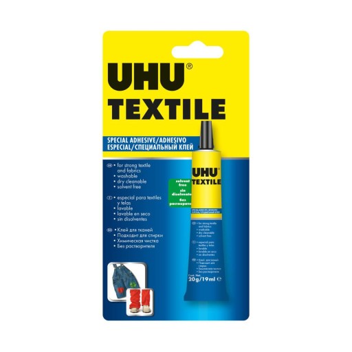 Klej specjalistyczny Uhu Textile do tekstyliów 19 ml