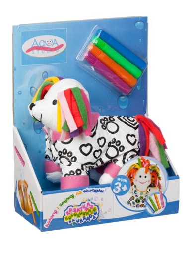Piesek Aqua Studio Koloruj na okrągło Face Art RUS-004S