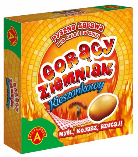 Gra planszowa Gorący Ziemniak kieszonkowy, gra dla 4latków, gra dla maluchów, zagadki dla dzieci, łamigłówka dla dzieci, zabawki edukacyjne dla maluchów, tania gra Rebel